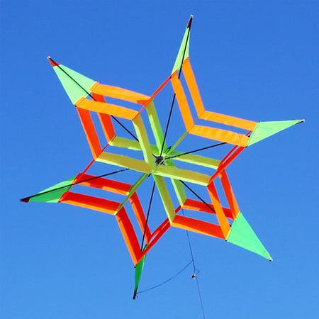 3D Colorful Flower Easy Flying Kite Single Line Outdoor Children Kids Sport (Best Single Line Kites)