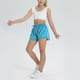 thumbnail image 2 of Odeerbi 4-13 Años Niñas Bermudas Deportivas de Verano Pantalones Cortos de Yoga de Color Sólido Con Cremallera Y Bolsillo, 2 of 9