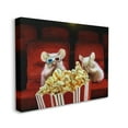 thumbnail image 3 of Stupell Industries Mice Movie Theater Popcorn Animals & Insects Painting Gallery Wrapped Canvas Print Wall Art, 3 of 5