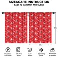 thumbnail image 2 of Blackout Kids Curtains,Red Christmas Reindeer Pattern Childrens Insulated Curtains Set Of 2,Bedroom Essentials,Toddler Room Decor 42"x54", 2 of 5
