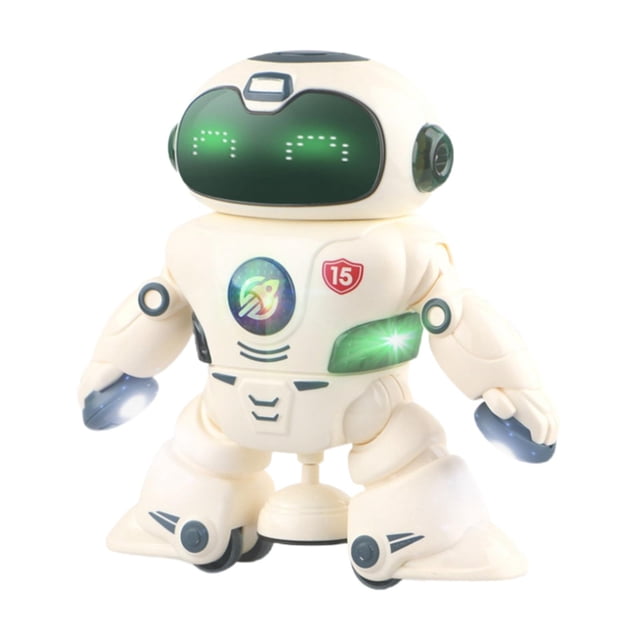 Robot musical Juguete robot de baile y música, luz inteligente de acción eléctrica de baile para de cumpleaños para niños Magideal Robot musical