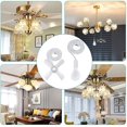 thumbnail image 4 of Ceiling Fan Pull Chain, Multifunctional Metal Chandelier Accessories, Classic Fan Chain Extension Pull Chain, Unique Decoration for Home Living Room Bedroom, 4 of 7