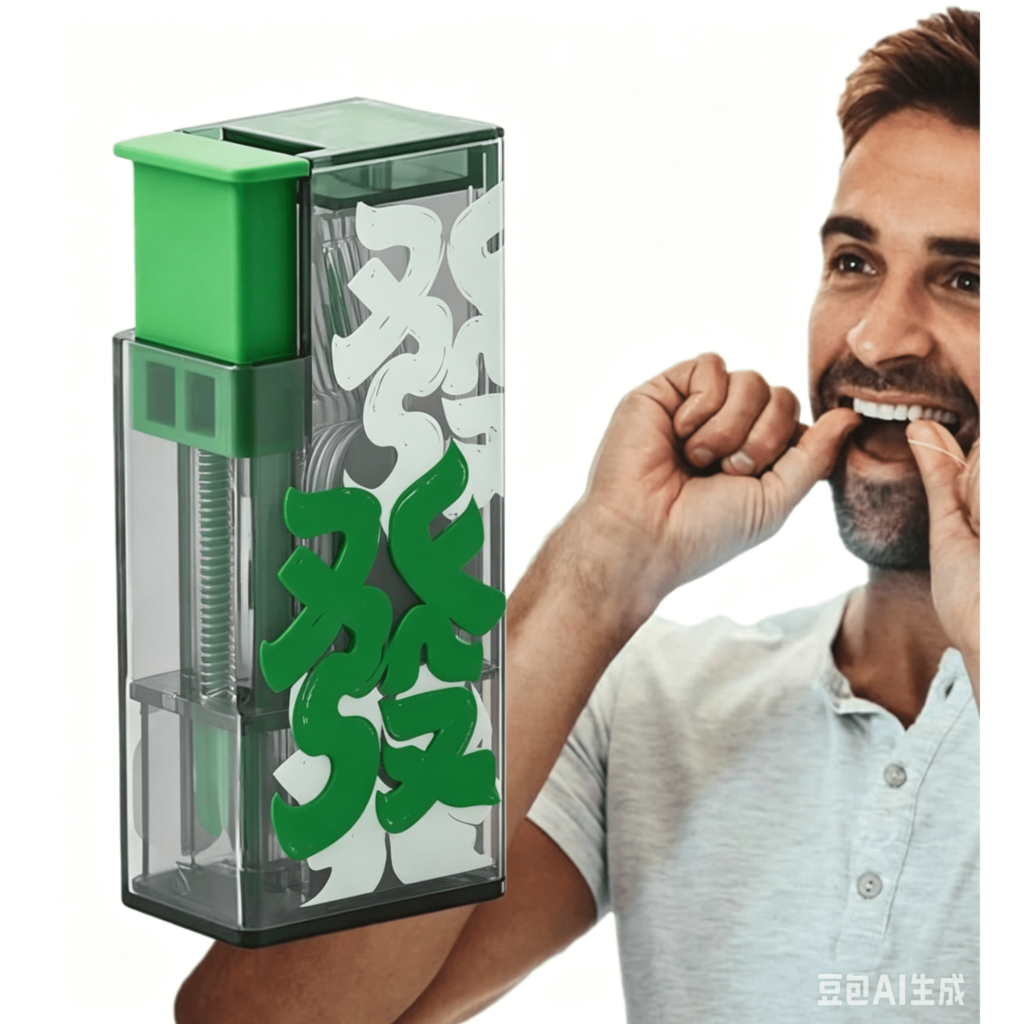 Portable Pop-Up Floss Storage Box Dispenser for Dental Floss Picks Organizer