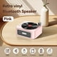 thumbnail image 2 of Altavoz Retro Bluetooth 5.3, Estilo Fonógrafo del Siglo XVIII, Sonido Estéreo de 360°, Disco de Vinilo, Color Rosa, 2 of 5