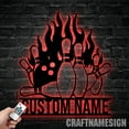 thumbnail image 2 of Craftnamesign Custom US Bowling Metal Wall Art with LED Light, Custom Bowling Player Name Sign, 2 of 5