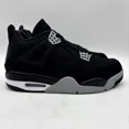 thumbnail image 1 of Ni - ke Air Jordan 4 Retro SE Black Canvas Grey Athletic Shoes Size 7 Men's DH7138-006, 1 of 5