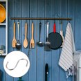 thumbnail image 6 of Uxcell 2.56'' S Hooks Hanger Stainless Steel Silver Tone 24Pcs, 6 of 6