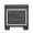 Gray, variant on Wood Nightstand with 2 Dovetail Drawers / Bedroom Nightstand with LED and Faux Alligator