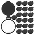 thumbnail image 1 of Espejo compacto de 20 piezas, espejo de maquillaje plegable portátil a granel para bolso, espejo de mano pequeño, espejo de bolsillo negro elegante y fácil de transportar, 1 of 7