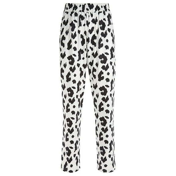 OULII 1Set Ladies Jogger Jeans Comfortable White Loose for Running