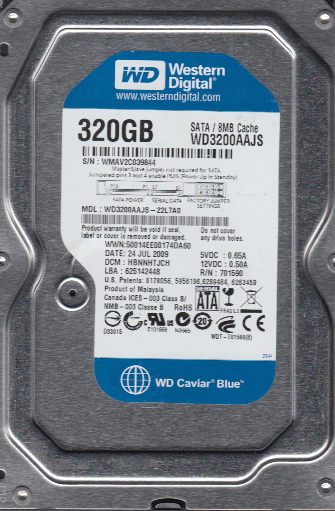 Pre-Owned Western Digital WD40PURZ WD Purple 4TB 3.5