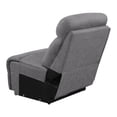 thumbnail image 6 of Higgins Modular Sectional Armless Chair Grey, 6 of 8