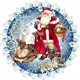 thumbnail image 1 of HOMFUN-pintura de diamantes 5D Diy "paisaje de Santa Claus", bordado de resina, punto de cruz hecho a mano, regalo, 1 of 4