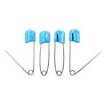 24 Pc Baby Diaper Pins Safety Pin Lock Cloth Changing Locking Clip