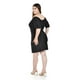 thumbnail image 3 of Vestido escote cruzado Roman Fashion /Tallas Extras, 4267 (Negro) negro 42, 3 of 6