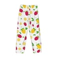 thumbnail image 3 of Fotbe Strawberry and Lemon Men's Pajama Pants,Sleepwear Pants,Pj Bottoms Drawstring And Pockets-Medium, 3 of 7