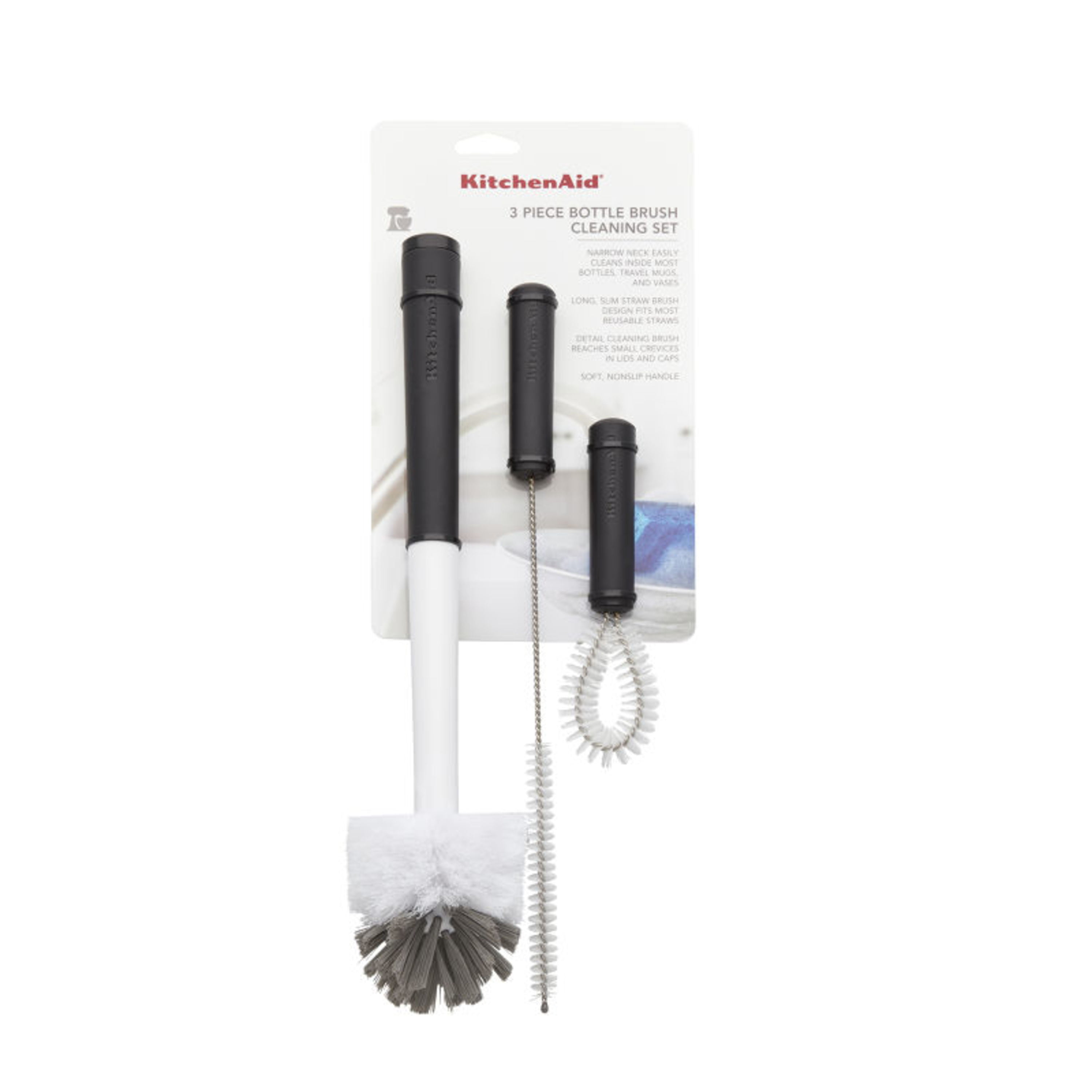 BOTTLE AND SPOUT CLEANING BRUSHES - SET OF 3 - Woodbridge Kitchen