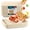 Natural, variant on Spargos 14 Inch Disposable Paper Plates, 100 Count, Heavy-Duty Compostable Trays for Crawfish, Seafood and BBQ