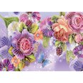 thumbnail image 1 of Cuadros Decorativos 5D DIY taladro en forma especial dibujo de diamantes serie de Likrtyny plantas de flores Kit de artesanía de punto de cruz bordado costura, 1 of 9