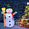 thumbnail image 6 of Furnishing articles,Ft Inflatables Decorations With Decorations Waterproof Decorations With Led 4 Ft Blow Decorations And Ropes Party Ropes Party Lawn Snowman Blow, 6 of 7