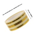 thumbnail image 4 of OFFIGAM 5 Roll Caulk Stickers High Transparency Gold Finish for Home Flooring 1InchX5.5Yards, 4 of 5