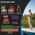 thumbnail image 3 of Fishing Lures Tackle Box Kit,Saltwater Freshwater Fishing Gear and Equipment,Including Bionic Swimbait,Top Water Fishing Lure,Soft Plastic Baits,Fishing Accessories etc for Bass,Trout, Salmon., 3 of 6