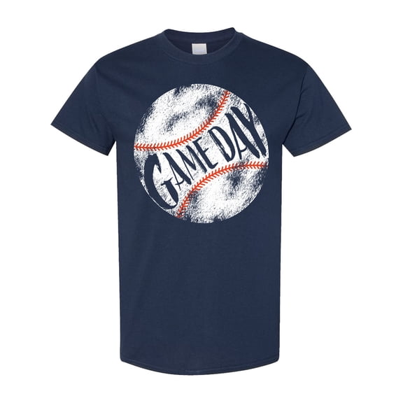 Inktastic Game Day Distressed Baseball T-Shirt