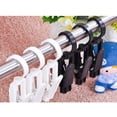 thumbnail image 4 of OULII Swivel Hooks 10 Pcs Multifunctional Hanging Clips for Home Office Use White, 4 of 6