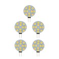 thumbnail image 2 of 5pcs G4 LED Bulb 12V 2W Warm Light Energy Saving Aluminum Microwave Light Bulbs for Hall Bar Office, 2 of 9