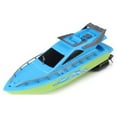 thumbnail image 2 of Remote Control High Speed Boat Electric Speedboat Toy for Water Race (Blue), 2 of 8