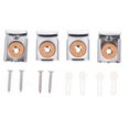 thumbnail image 1 of Weiweiguan 4 Sets/16pcs Glass Mirror Clamps Mirror Holders Multi-purpose Fixing Clips, 1 of 7
