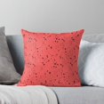 thumbnail image 5 of Ryan; Pink and Black Polka Dots Throw Pillow Cover 45x45cm – Trendy Decorative Cushion Case for Bedroom, Teens Room, 5 of 7