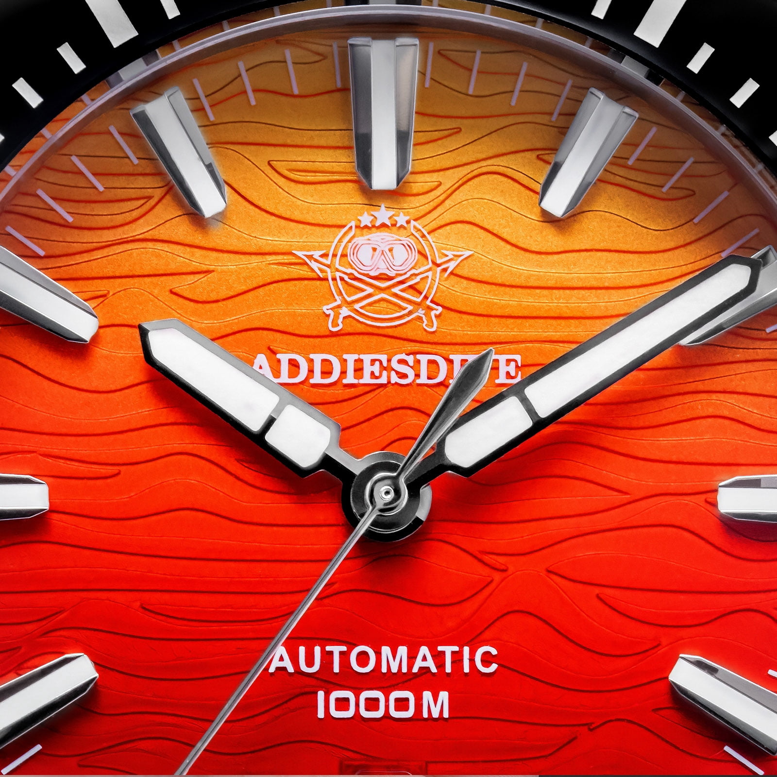 ADDIESDIVE Men's Automatic Watch Dive 1000m with Japanese Movement, Sapphire Crystal, Ceramic Bezel, Luminous, Analog Mechanical Watches for Men with Stainless Steel Bracelet