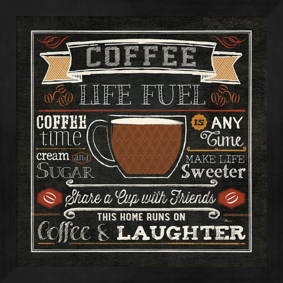 Java Talk I by Pela Studio, Framed Wall Art, 13.25W x 13.25H