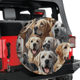 thumbnail image 3 of Lotusprinthandmade A Bunch Of Labrador Retriever For Lovers Spare Tire Cover With Backup Camera Hole 6 Sizes (30 in.), 3 of 7