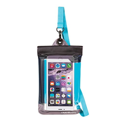 Travelon Floating Waterproof Smart Phone/Digital Camera Pouch, Blue