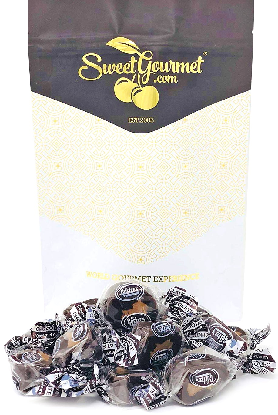 SweetGourmet Double Chocolate Caramel with Cream Center 1 Pound