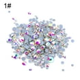 thumbnail image 2 of Ludlz 1440Pcs Glitter DIY 3D Flat Nail Art Rhinestone Sequins Decoration Manicure Tips, 2 of 7