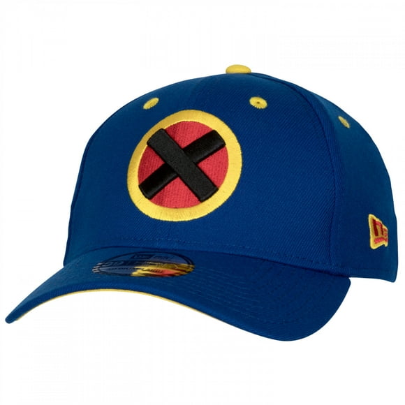 X-Men Logo Cyclops Colorway New Era 39Thirty Fitted Hat-Large/XLarge