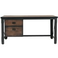 thumbnail image 4 of Duramax Jackson 62" Industrial Metal & Wood Desk with Drawers, 4 of 12
