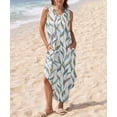thumbnail image 5 of ZANKLEY Summer Dresses Maxi Dress Vacation Beach Sundresses 2026 with Pockets, 5 of 6
