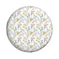 thumbnail image 3 of Rv Spare Tire Cover 14 inch - Floral print Tire Covers for Trailers, Adjustable Camper Spare Tire Cover, 3 of 7