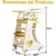 thumbnail image 2 of Taburete de Cocina 4 en 1, Torre de Aprendizaje Montessori con 2 Niveles de Ajuste de Altura, Cinturones De Seguridad Ajustable, Placa Giratoria de 240 °, Ruedas de 360 Grados, 80*51*42cm (Amarillo), 2 of 9