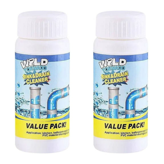 Fasiaou Fast Foam Toilet Cleaner Pipe Clearing Agent Enzyme Drain Clog Remover for Sink Shower Bathtub Sewer Non Corrosive Safe on Pipes