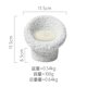 thumbnail image 1 of Xiao Hua 1 portavelas de cerámica blanca creativo, soporte para velas de aromaterapia, adorno decorativo romántico para el hogar y fiestas (sin velas)., 1 of 5