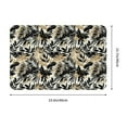 thumbnail image 3 of Uemuo Black Palm Leaves Printed Door Mat Indoor Doormat 16"x24",Front Back Door Mats Non Slip Entrance Rugs,Inside Doormats for Entryway, 3 of 9