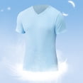 thumbnail image 6 of Yaoyar Men's Compression Shirt Short Sleeve Workout Gym Top Cool Dry Athletic Base Layer Undershirt T-Shirt for Sport Running, 6 of 9
