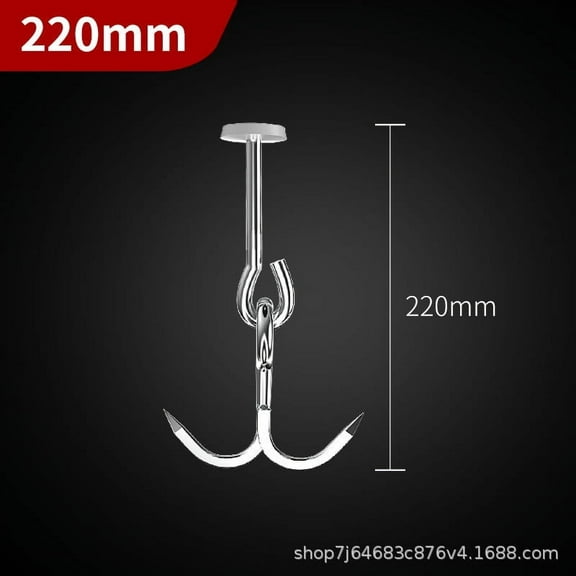 Minkissy Heavy Duty Meat Hook for Turkeys and Poultry, Kitchen Hook for Commercial and Home Use, 1 Piece