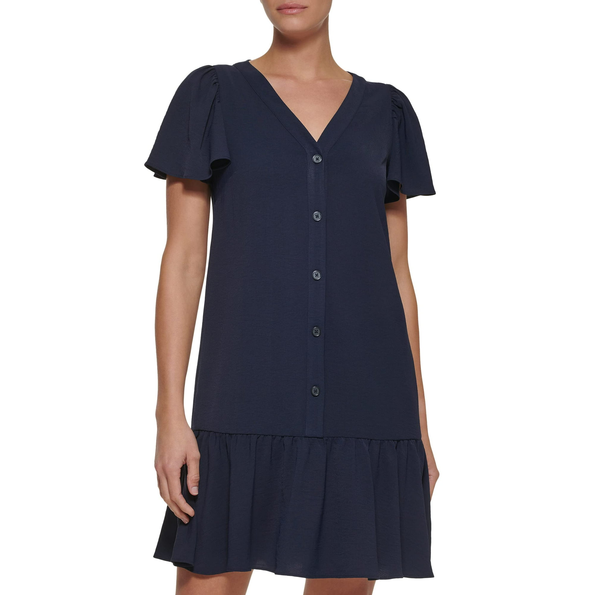 Donna karan trapeze dress discount