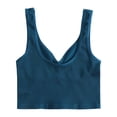thumbnail image 6 of Essentials Womens Camisole Tank Tops Ribbed Athletic Racerback Lightweight Wicking Activewear 2025 Slim Fitted Basic Layering Shirts, 6 of 8